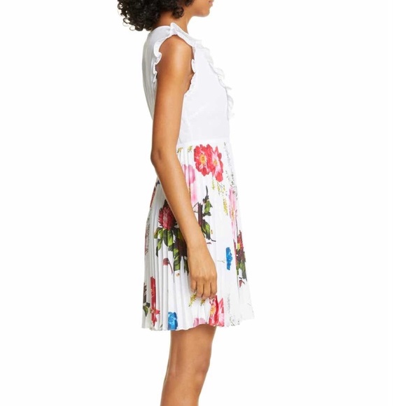 Ted Baker Romanna Floral pleat dress - Picture 3 of 7